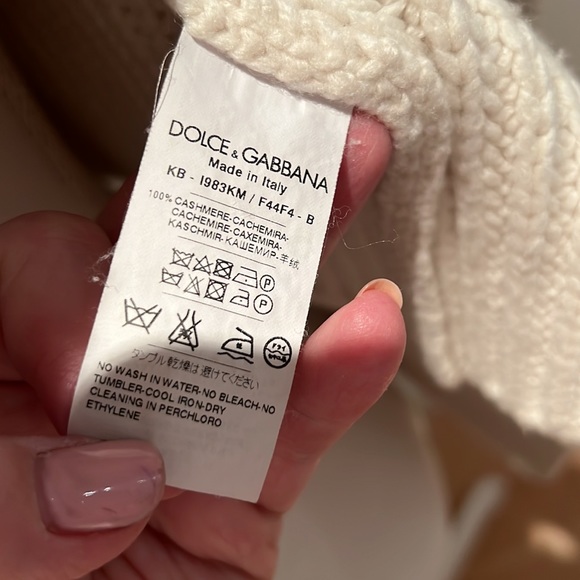 DOLCE AND GABBANA 100% Cashmere Knit Mens Coat Jacket EXTREMELY Cozy and Warm - Picture 11 of 14